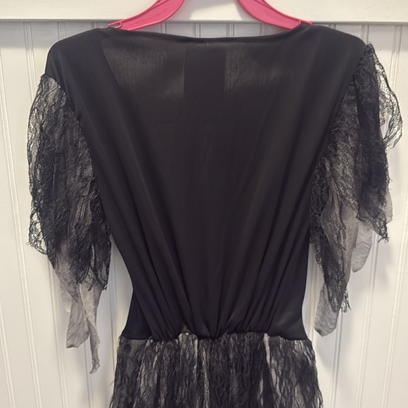 Girls Cemetery Corpse Bride Halloween Costume Size Large 10-12 Kids - Picture 8 of 12